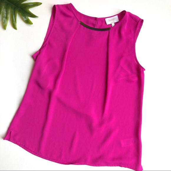 Laundry By Shelli Segal Tops - Laundry by Shelli Segal pink blouse sleeveless M